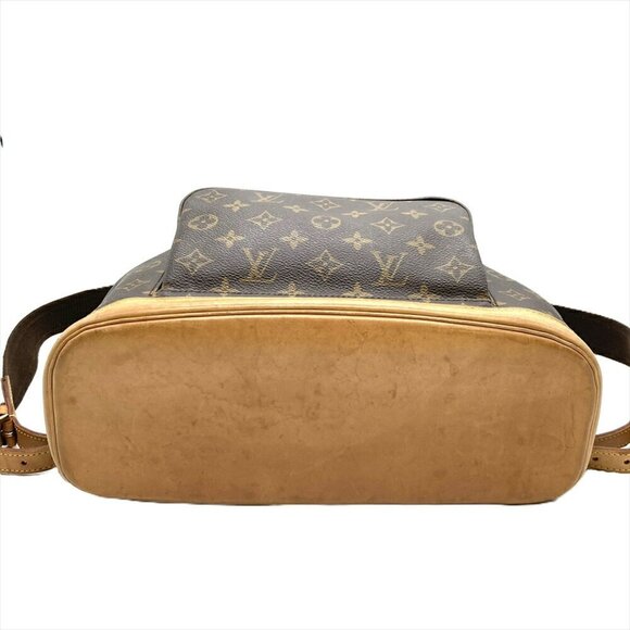 LOUIS VUITTON Brown Monogram Canvas Backpack - Picture 6 of 9